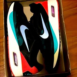 Nike Air Max Solo size 13 rainbow colour (black, purple red, white, turquoise)